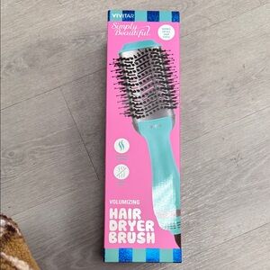 Simply Beautiful Volumizing Hair Dryer Brush - Teal